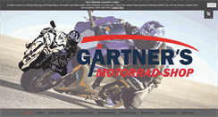 Desktop Screenshot of gaertners-motorradshop.de